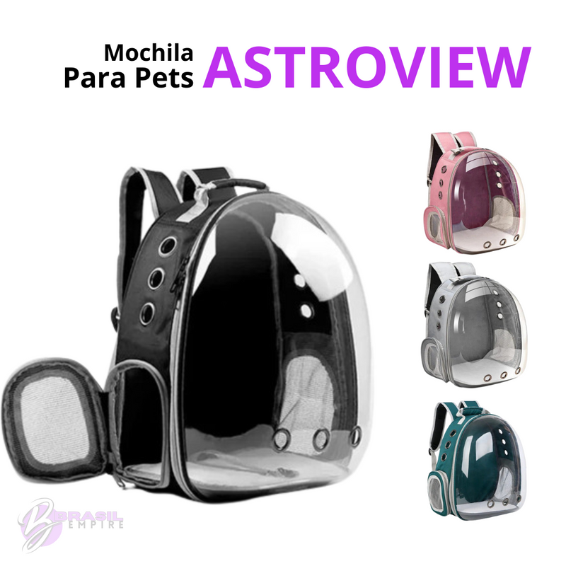 Mochila para Pet AstroView™: Confortável e Segura