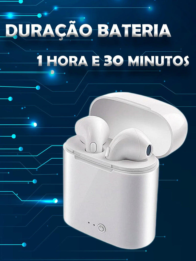 Fone de Ouvido Sem Fio Bluetooth TWS I7s: Performance e Praticidade