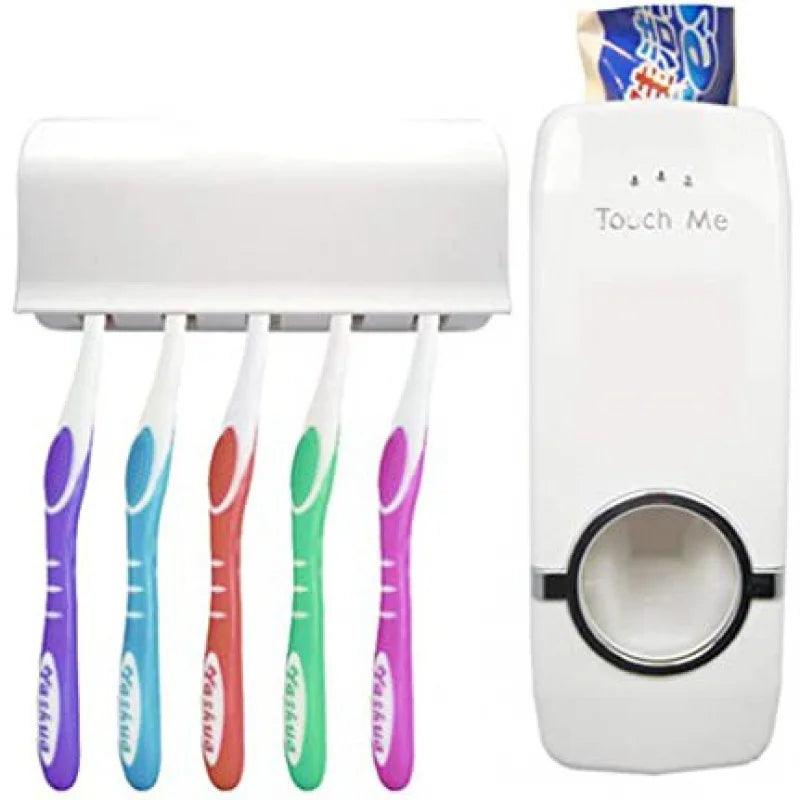 Toothpaste Applicator Dispenser And Brush Holder For Bathroom Use Brasil Empire