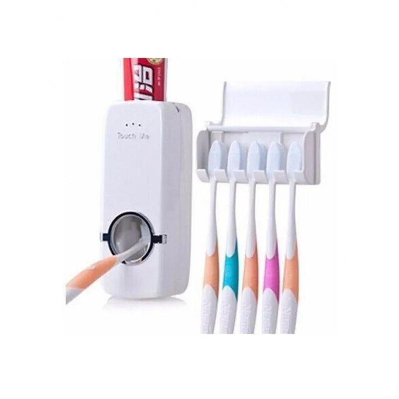 Toothpaste Applicator Dispenser And Brush Holder For Bathroom Use Brasil Empire