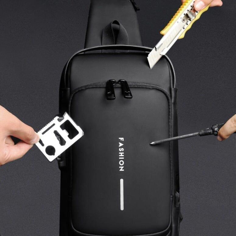 Mochila Anti-Furto com Senha USB Slim Bag: Tecnologia e Segurança para Sua Rotina