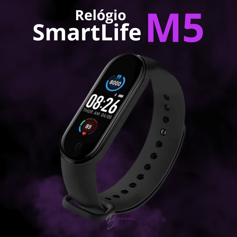 Relógio SmartLife M5: Sua Saúde em Movimento