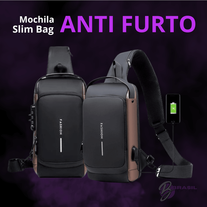 Mochila Anti-Furto com Senha USB Slim Bag: Tecnologia e Segurança para Sua Rotina