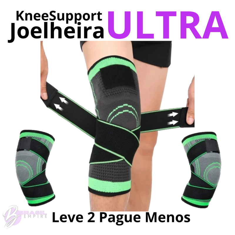 KneeSupport Ultra: Joelheira de Alta Compressão para Alívio