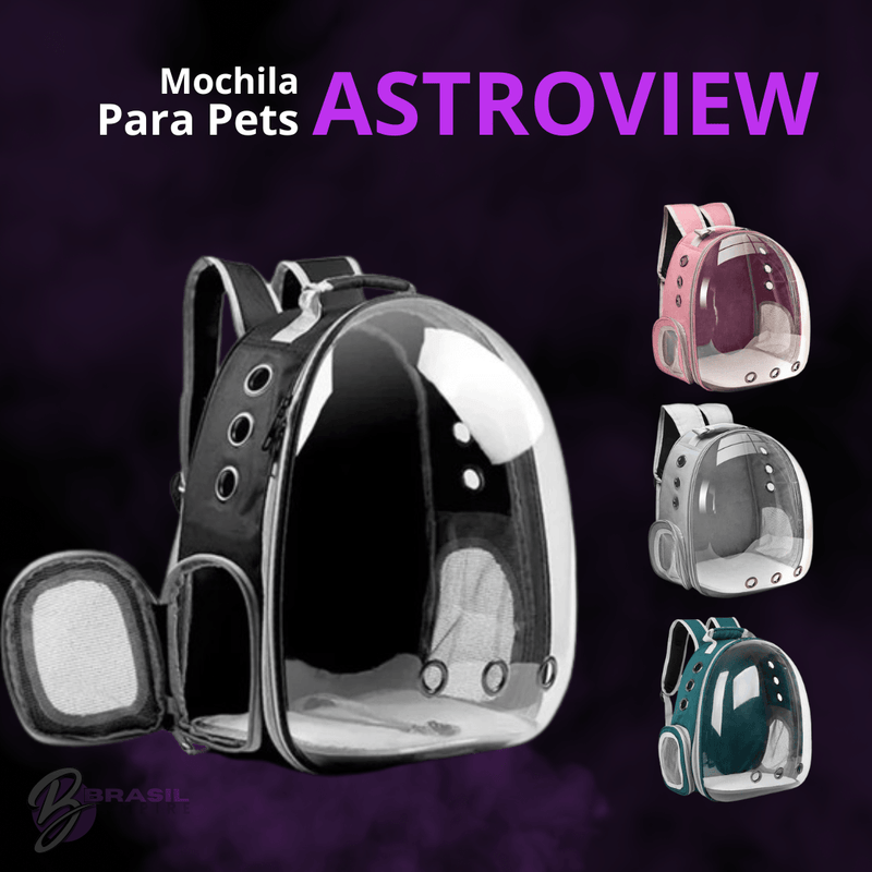 Mochila para Pet AstroView™: Confortável e Segura