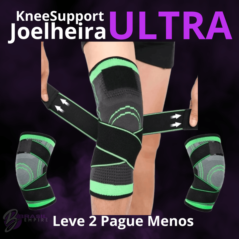 KneeSupport Ultra: Joelheira de Alta Compressão para Alívio