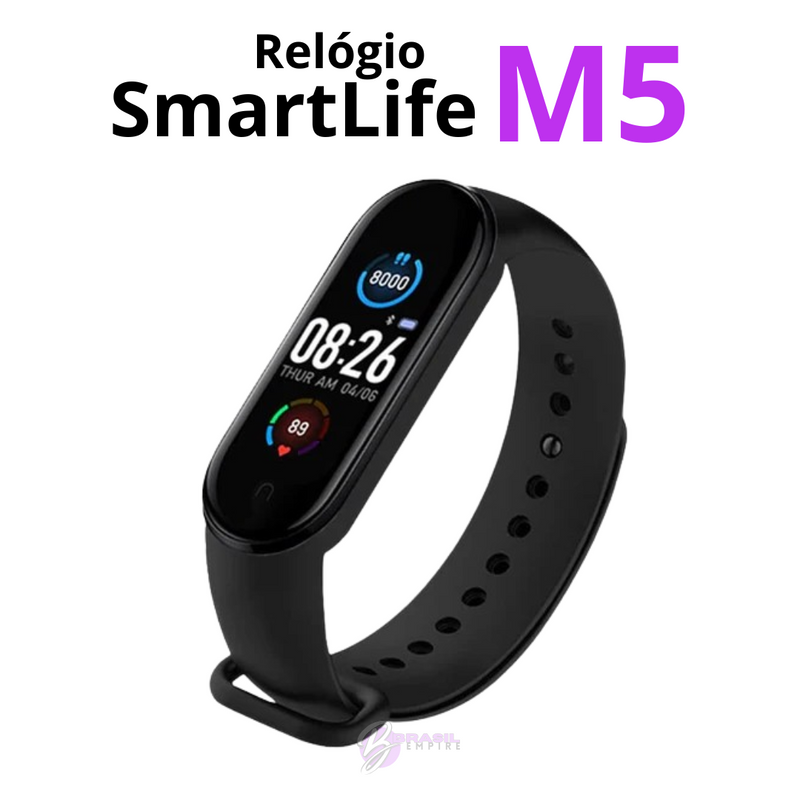 Relógio SmartLife M5: Sua Saúde em Movimento