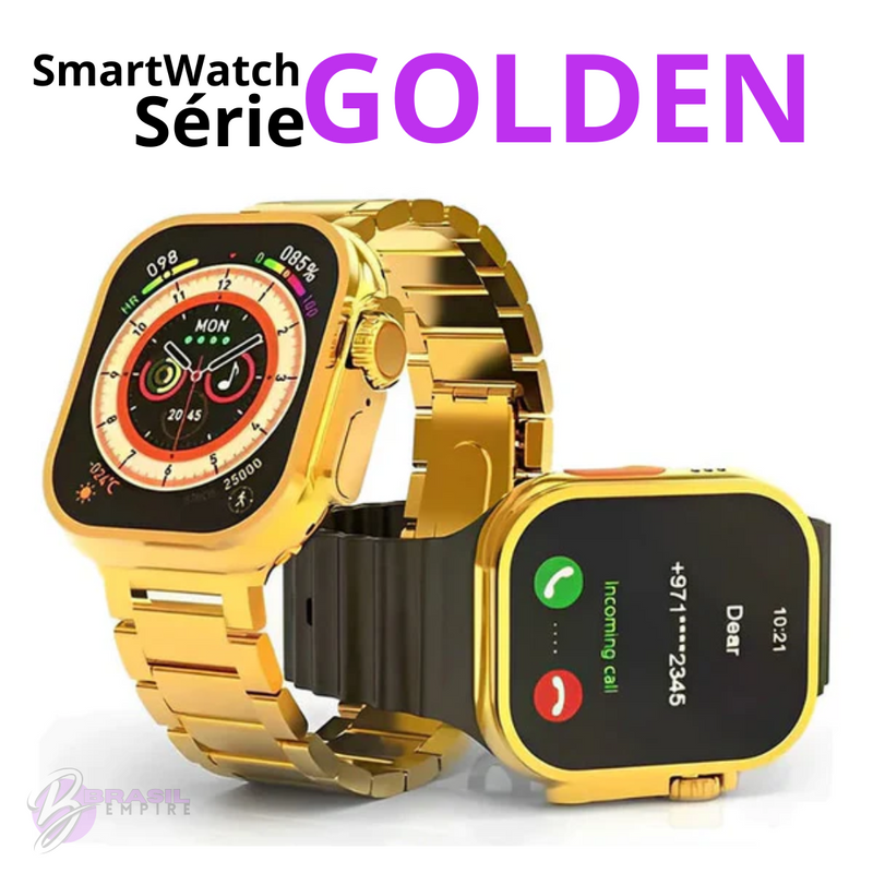 Relógio Smart Watch Golden: Um toque de estilo