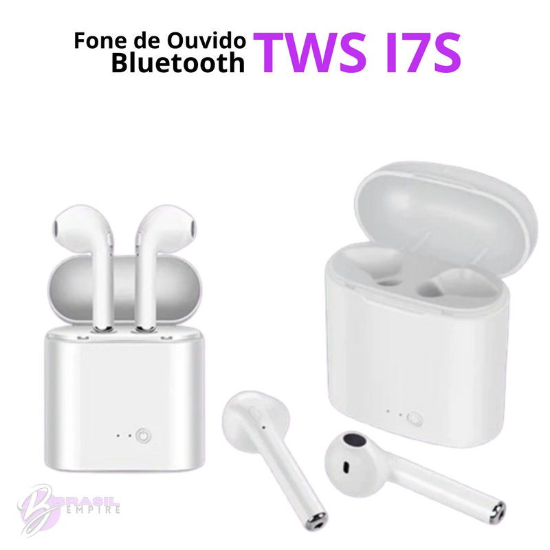 Fone de Ouvido Sem Fio Bluetooth TWS I7s: Performance e Praticidade